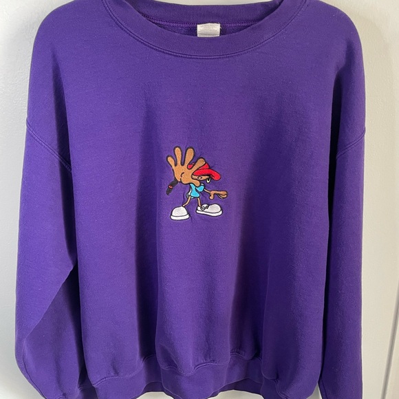 Gildan Sweaters - Number 5 Codename: Kids Next Door Purple Crewneck Sweatshirt